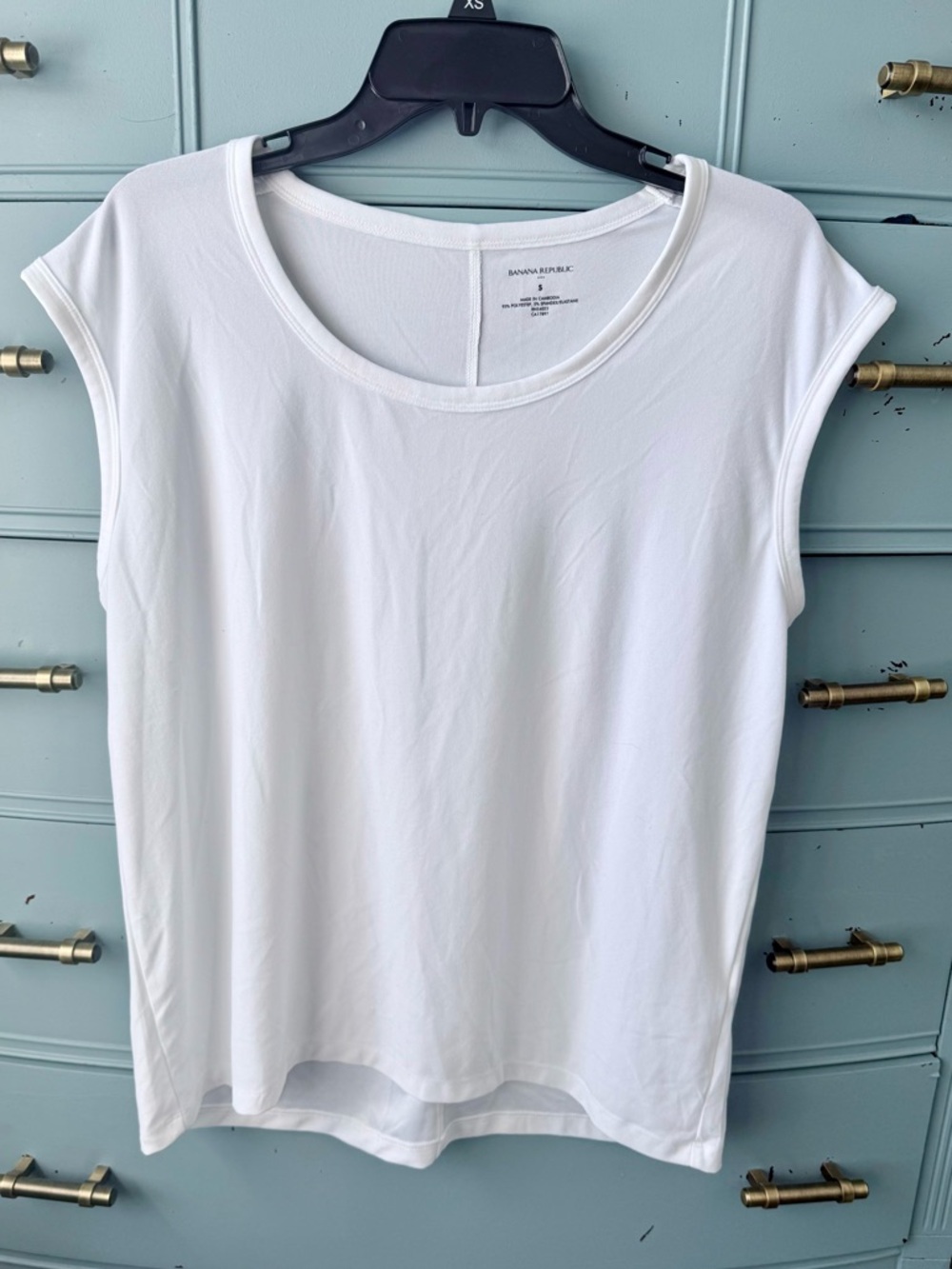 Banana Republic Loose Fit White Top. Sz S.